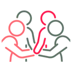 Icon für Team-Zusammenhalt